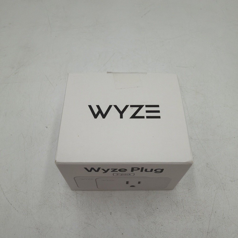 WYZE WLPP1 Voice Assistant Alexa and Google White Smart WiFi Plug - 2 Pack